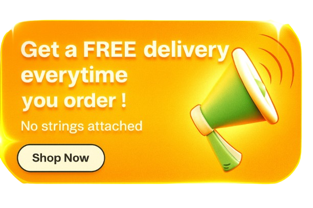 Free delivery on all products