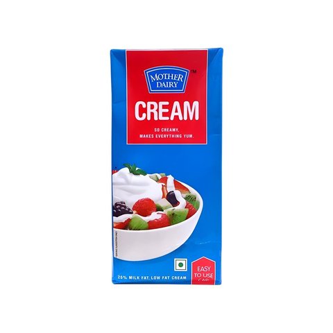 Mother Dairy Low Fat Fresh Cream