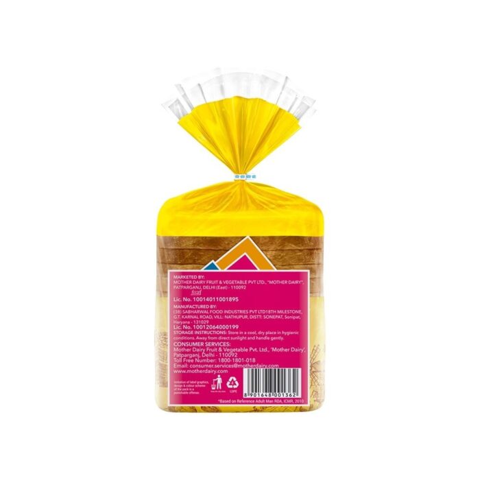 Mother Dairy 100% Whole Wheat Bread - Image 2