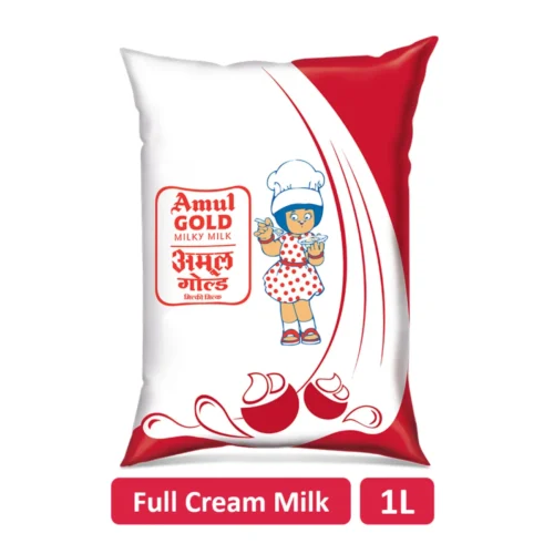 Amul Gold Full Cream Fresh Milk 1 ltr
