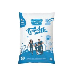 Mother Dairy Toned Fresh Milk 1 ltr