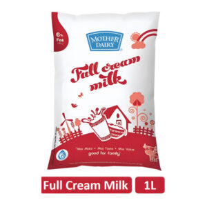 Mother Dairy Full Cream Fresh Milk 1 ltr