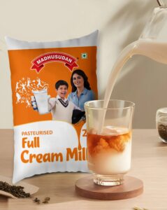 Madhusudan Full Cream Milk 1 ltr