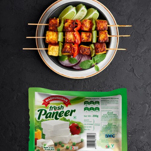 Madhusudan Fresh Paneer 200 gm Pack