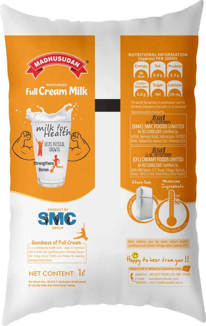 Madhusudan Full Cream Milk 500 ml - Image 2