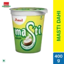 Amul Masti Dahi, 400 g Cup